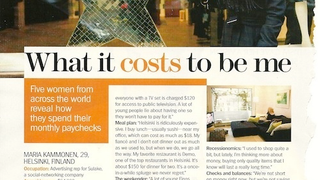 How We Livin': <i>Marie Claire</i> Crisscrosses The Globe Looking At Women's Paychecks